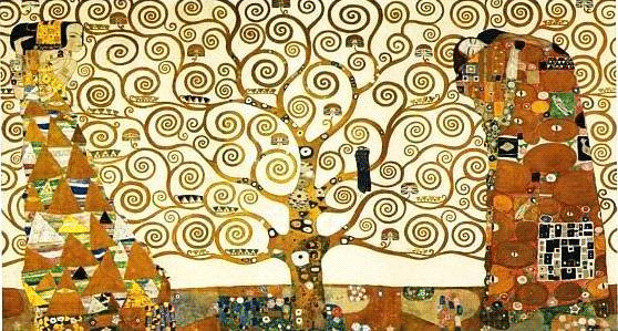 Gustav Klimt - The Tree of Life, Stoclet Frieze - Austrian Museum of Applied Arts, Vienna, Austria 